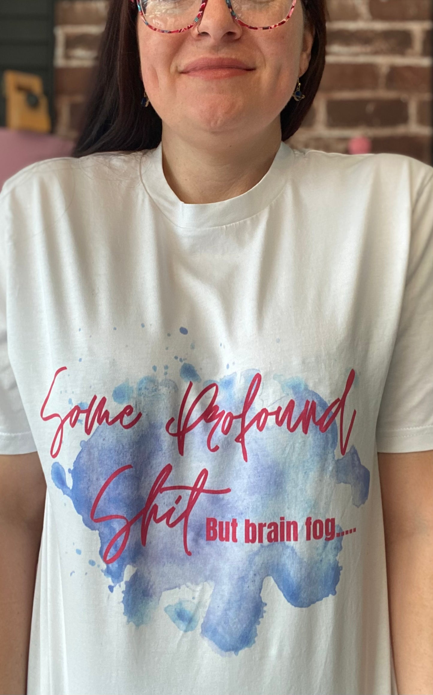 Some profound sh*t blue splash organic cotton t-shirt