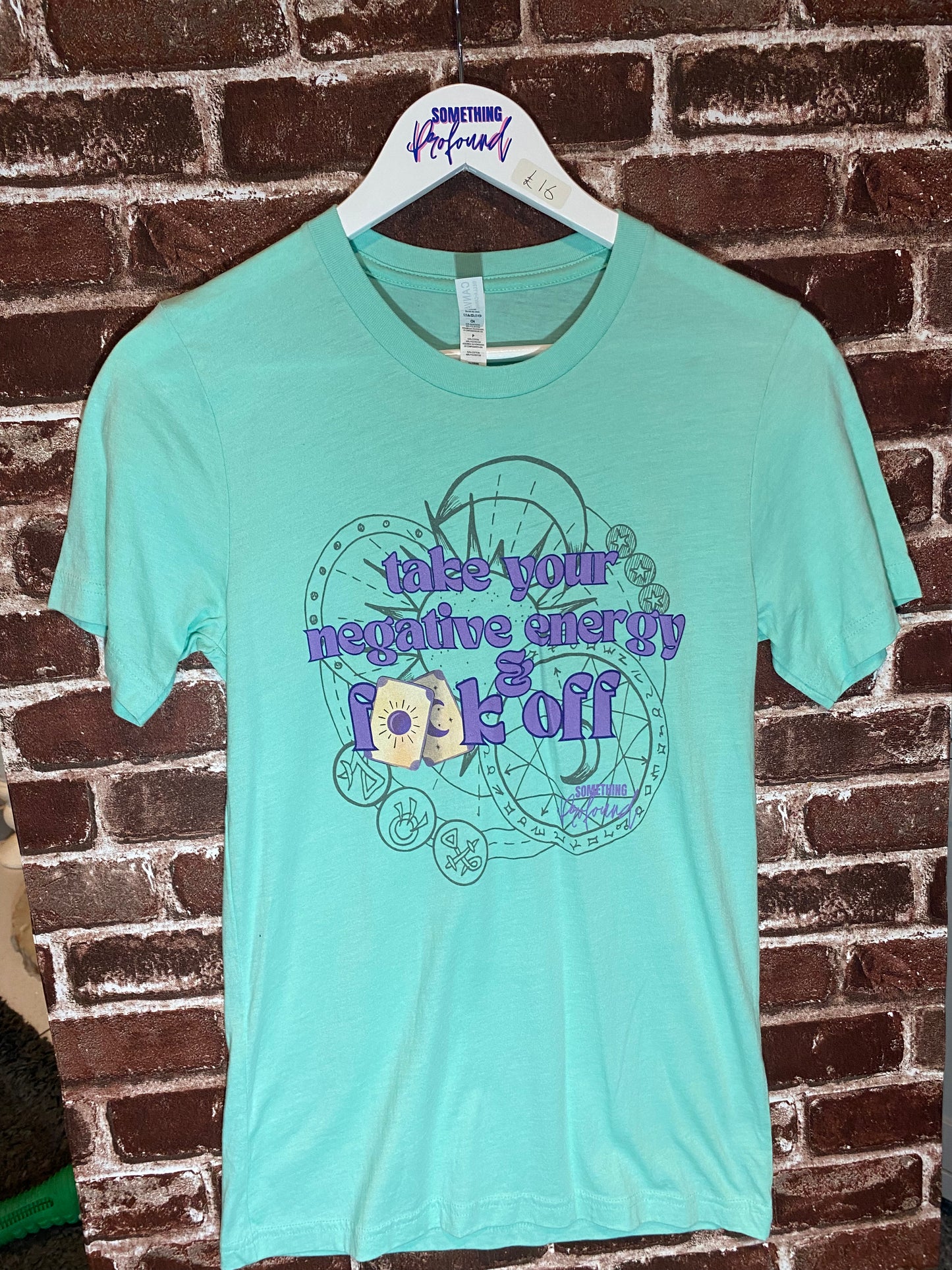 Take Your Negative Energy & F๐๐Off t-shirt
