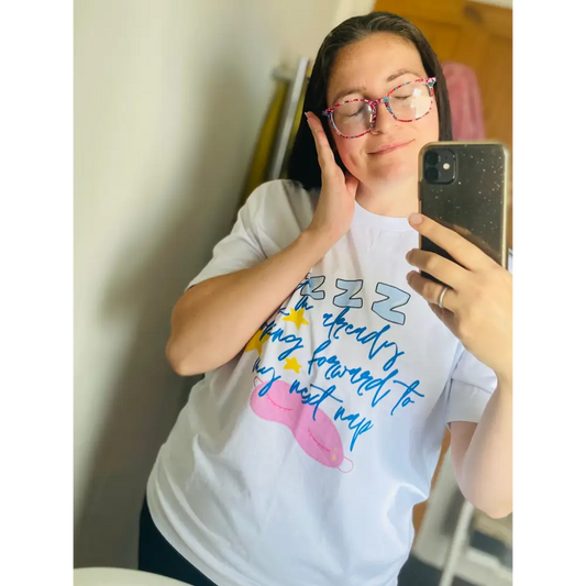 I'm already looking forward to my next nap Unisex organic cotton t-shirt - Something Profound