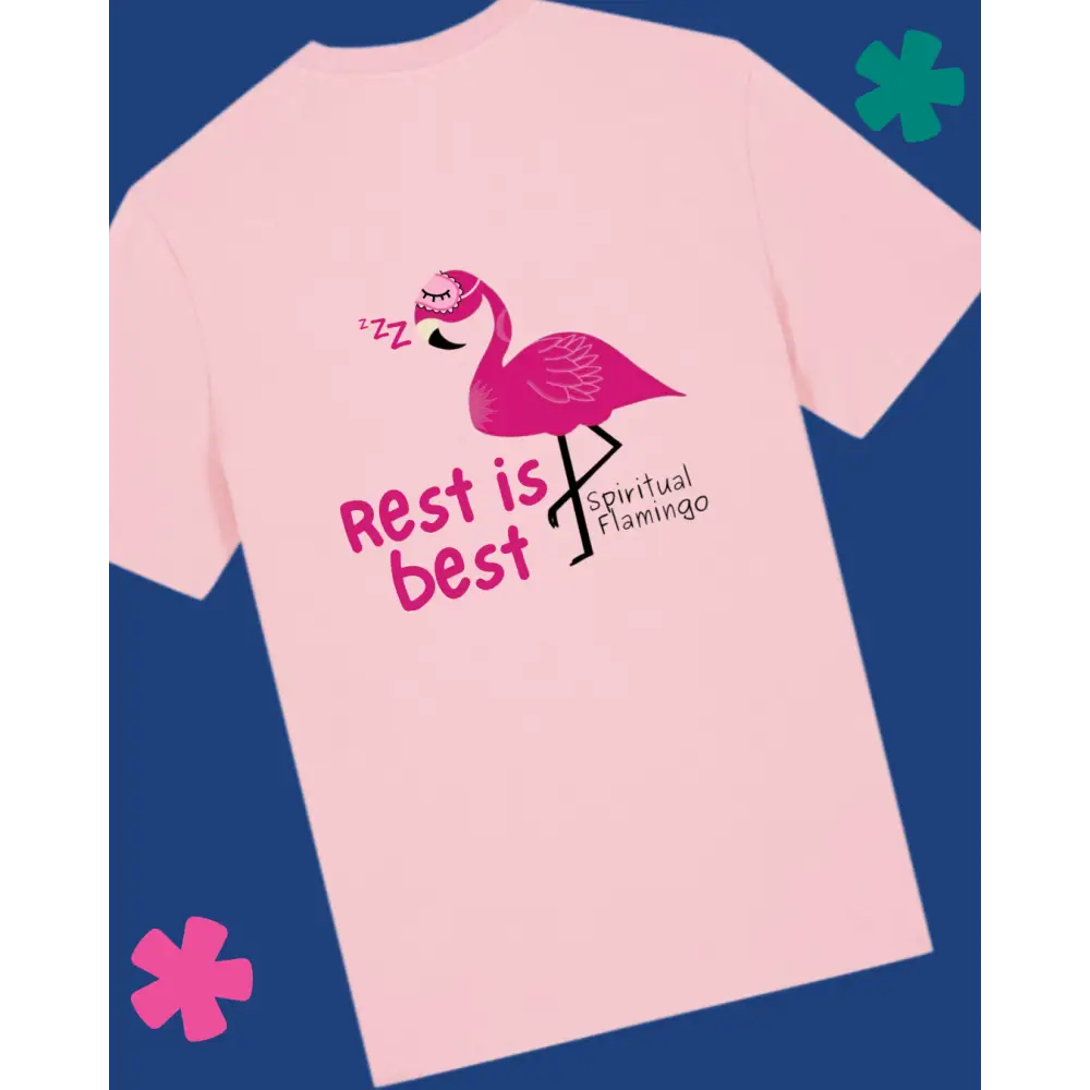 Rest is best - Spiritual Flamingo - XS / Cotton pink / Back