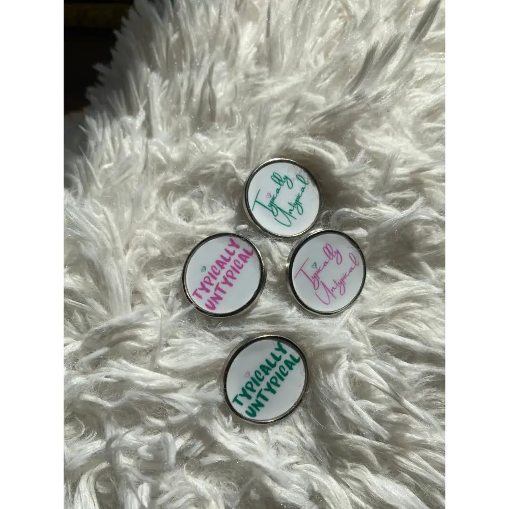 The Untypical OT - Typically Untypical pin badge - Badge