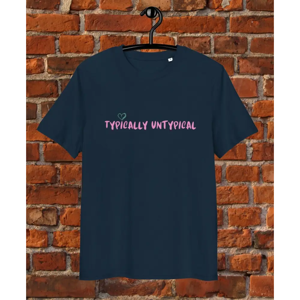The Untypical OT - Typically Untypical T-shirt - French navy / 5XL / Pink writing - T-Shirt