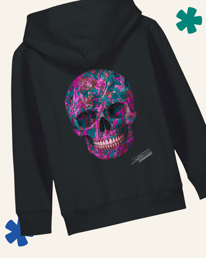 Kids Graffiti Skull Pink David Kirkman Art Hoodie