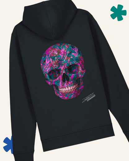 Graffiti Skull Pink David Kirkman Art Hoodie