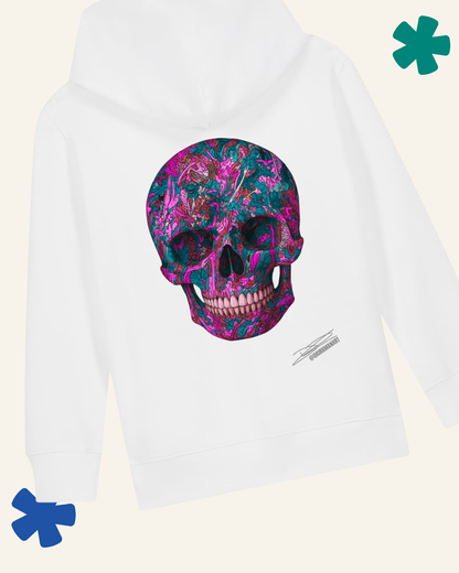 Kids Graffiti Skull Pink David Kirkman Art Hoodie