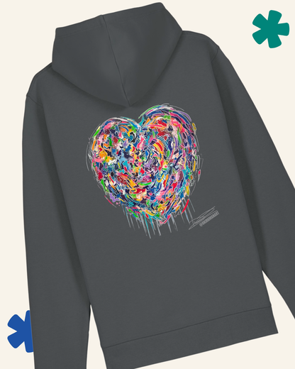 Graffiti Heart David Kirkman Art Hoodie