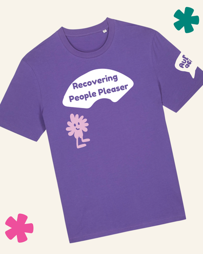 AuDHDacious Humans UV Colour Change T-Shirt | AuDHD Neurodivergent Slogan Tee