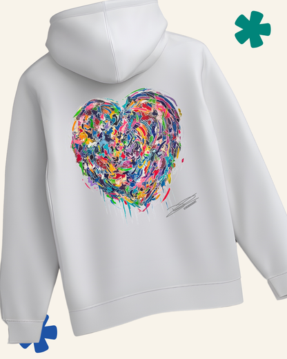 Graffiti Heart David Kirkman Art Hoodie