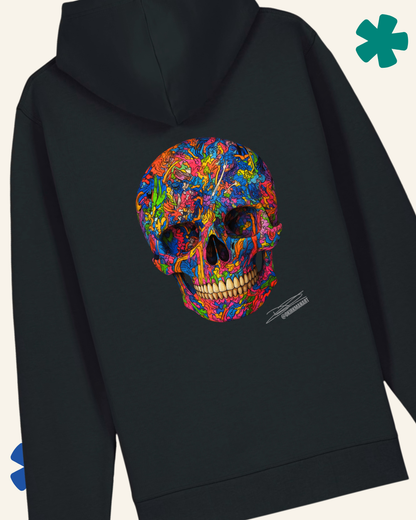 Graffiti Skull David Kirkman Art Hoodie