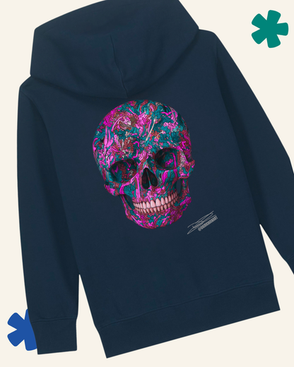 Kids Graffiti Skull Pink David Kirkman Art Hoodie