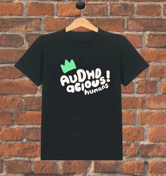 AuDHDacious humans kids T-shirt