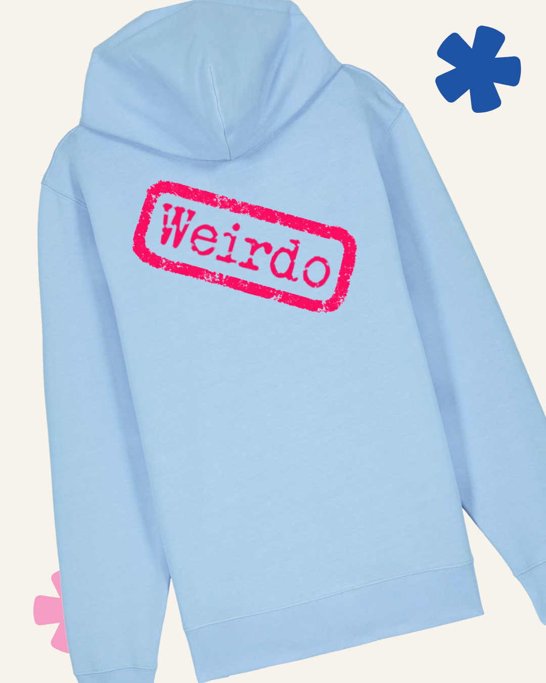 AuDHD or Just a Bit Weird zoodie Blue Soul – autism ADHD zip hoodie Something Profound