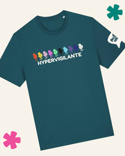 AuDHDacious Humans UV Colour Change Kids T-Shirt | AuDHD Neurodivergent Slogan Tee - Something Profound 