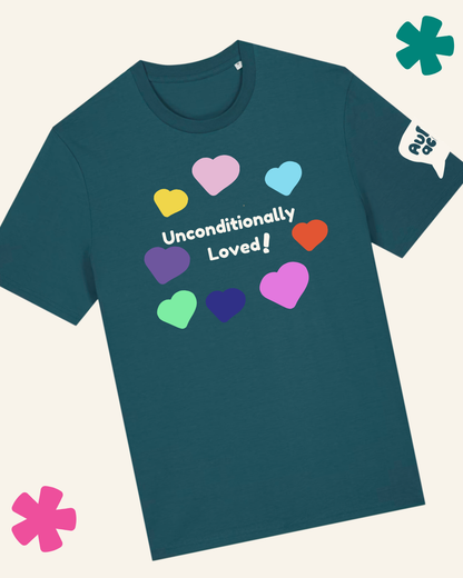 AuDHDacious Humans UV Colour Change Kids T-Shirt | AuDHD Neurodivergent Slogan Tee - Something Profound 