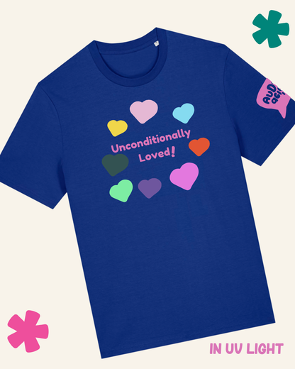 AuDHDacious Humans UV Colour Change T-Shirt | AuDHD Neurodivergent Slogan Tee - Something Profound 