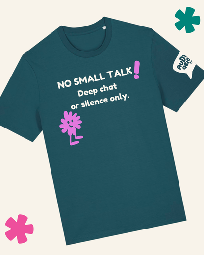 AuDHDacious Humans Glow in the Dark T-Shirt | AuDHD Neurodivergent Slogan Tee