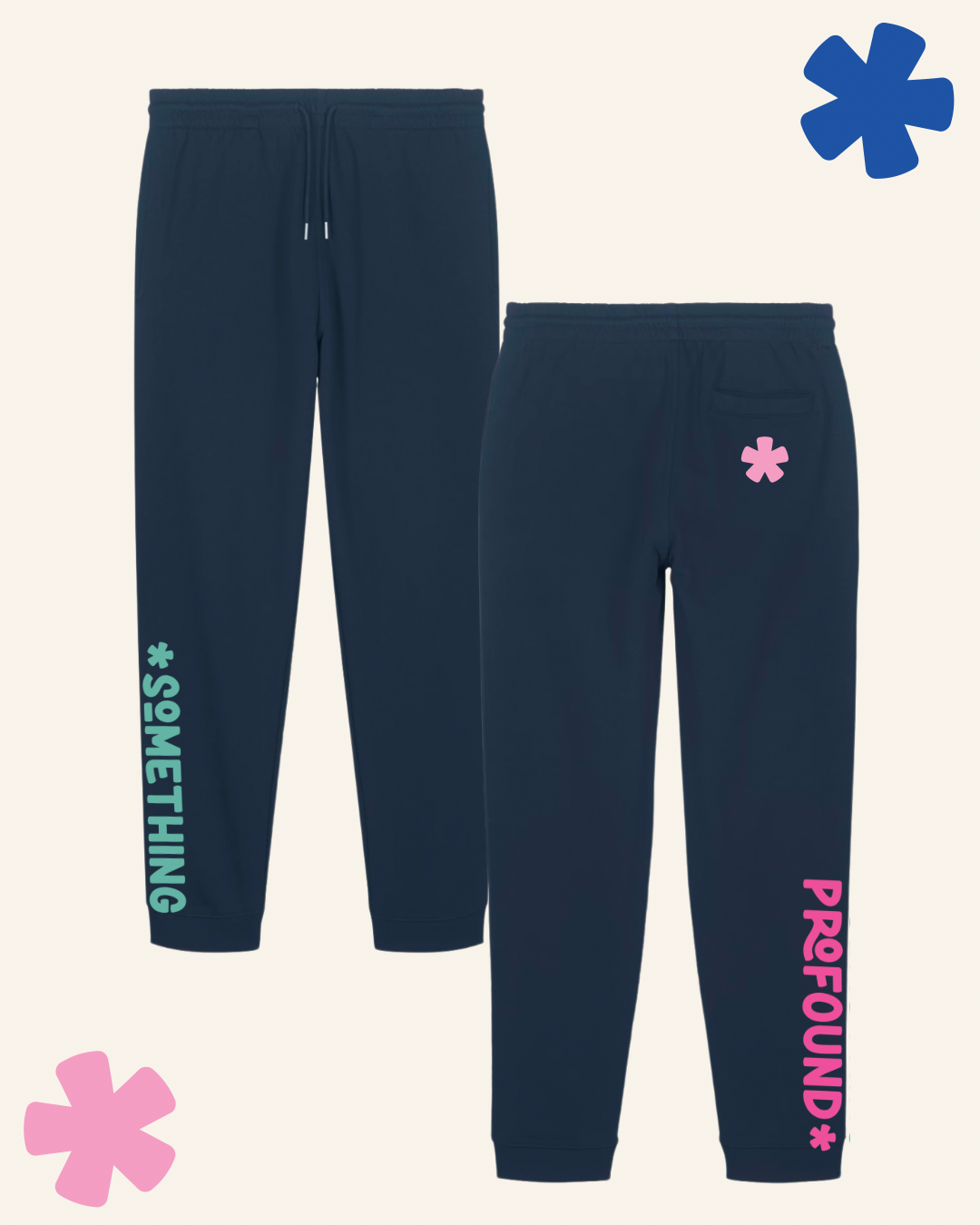 Something Profound live-in loungewear jogger set in French navy - spoonie clothing