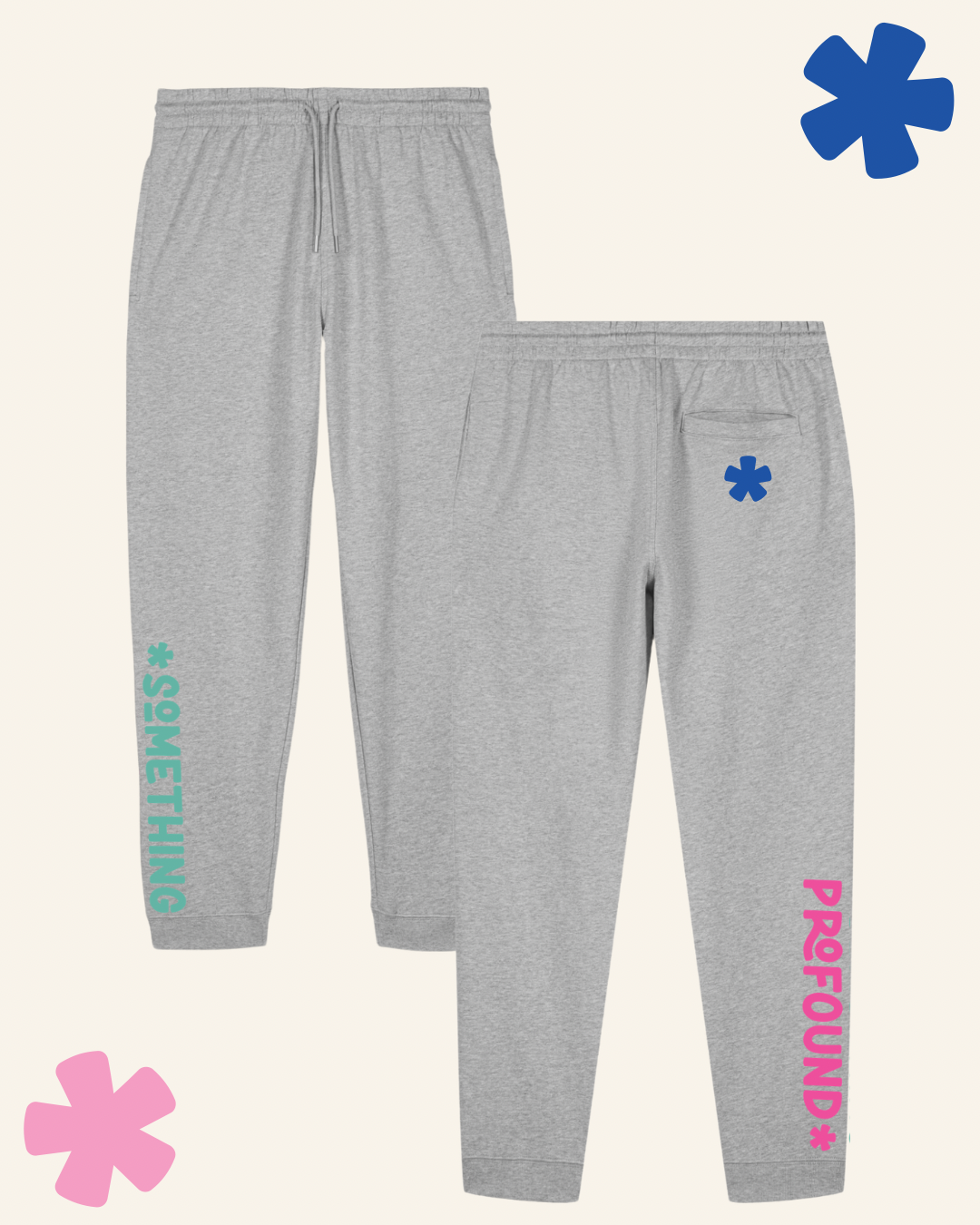 Something Profound live-in loungewear jogger set in heather grey - spoonie clothing
