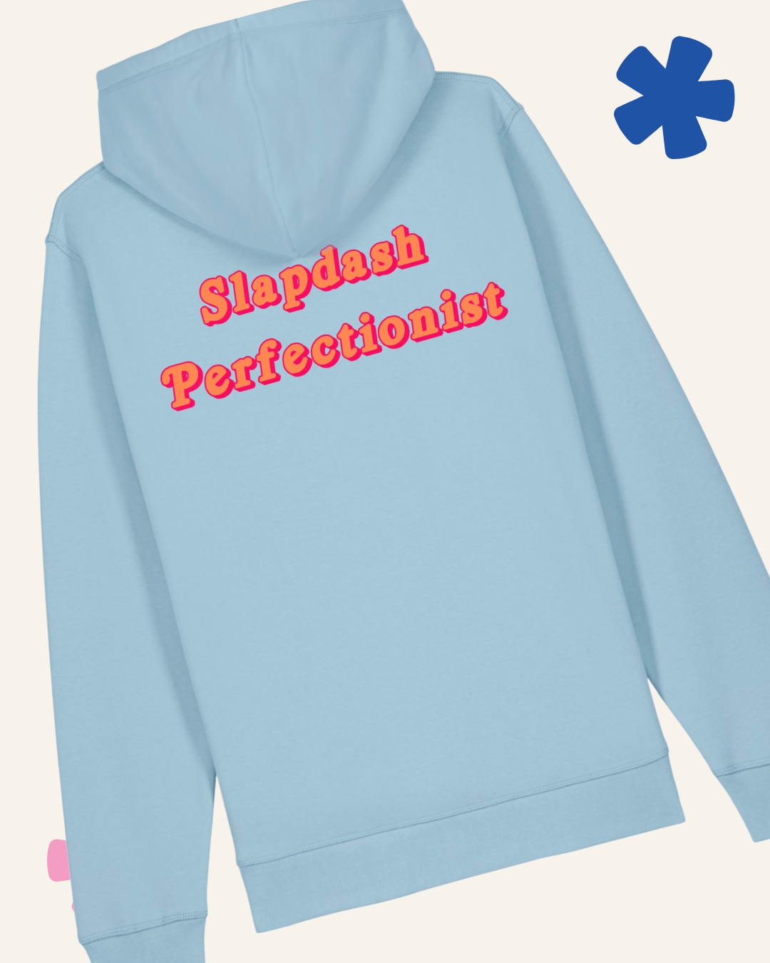 Something Profound x AuDHD or Just a Bit Weird hoodie flatlay – ethical neurodivergent clothing