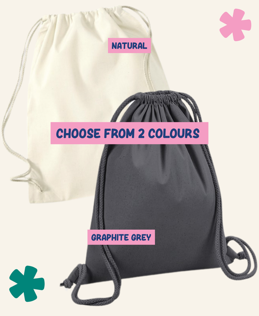 Neurodivergent Drawstring Bag | ADHD & Autism Pride Gym & Festival Bag | NeuroFest 2026