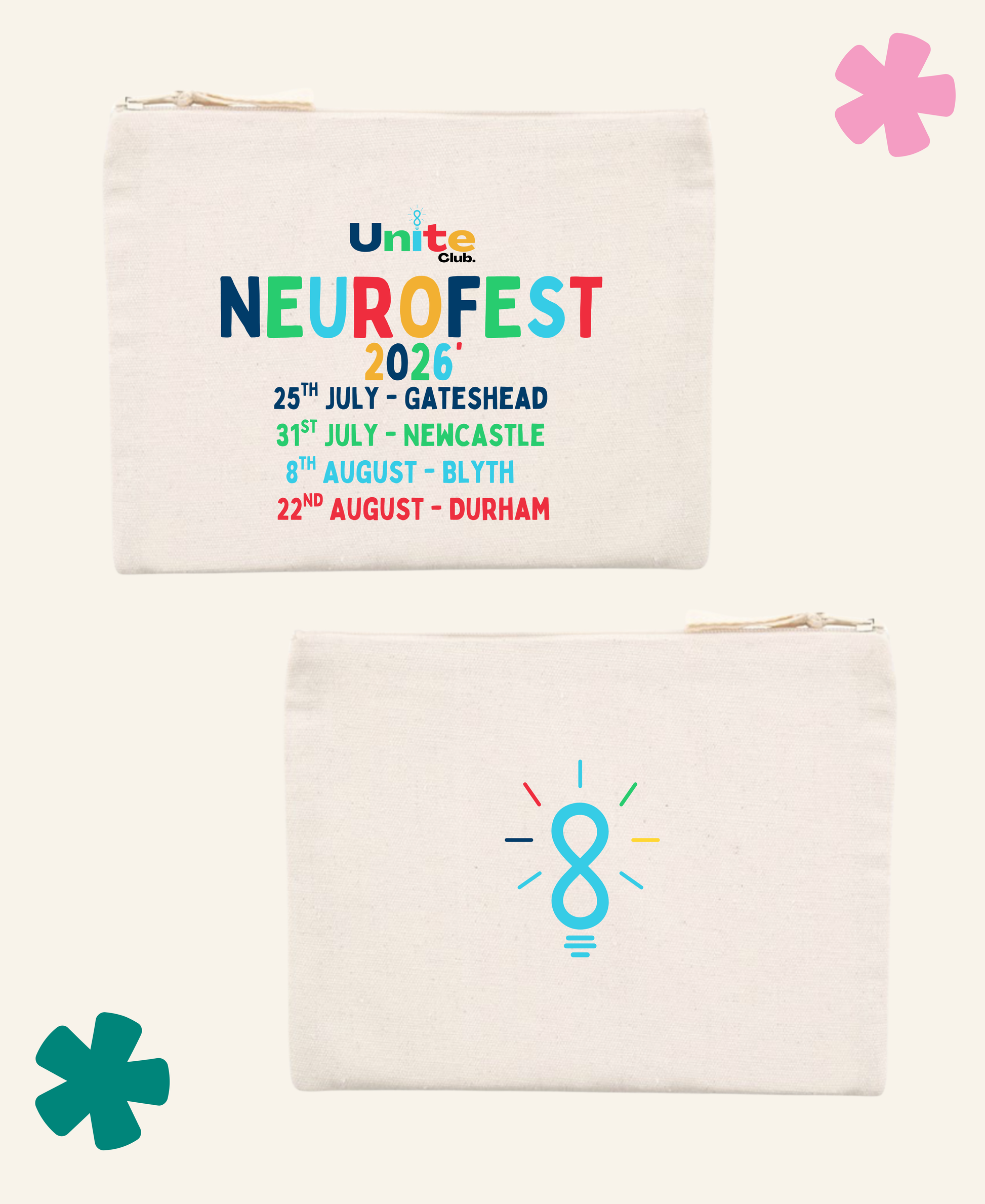 neurofest 2026 tour pouch natural unite club