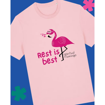 Rest is best - Spiritual Flamingo - XS / Cotton pink / Front