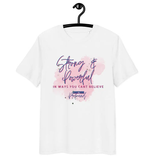 Strong & powerful organic cotton t-shirt - White / S