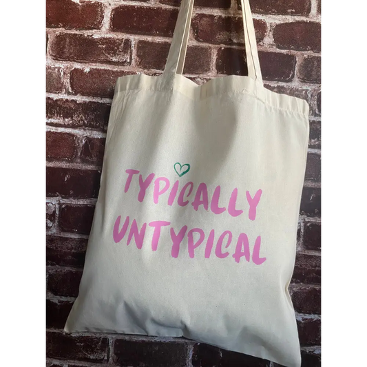 The Untypical OT - Typically Untypical Bag - Shopper (cream) / Green writing - Bag